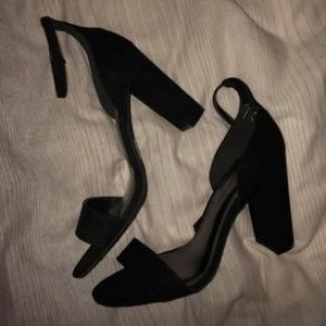 Black Block Heels
